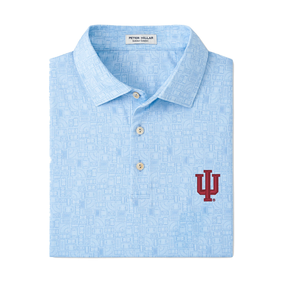 indiana university dress shirt Indiana Hoosiers Solid Button Down Shirt With Gingham Bowtie