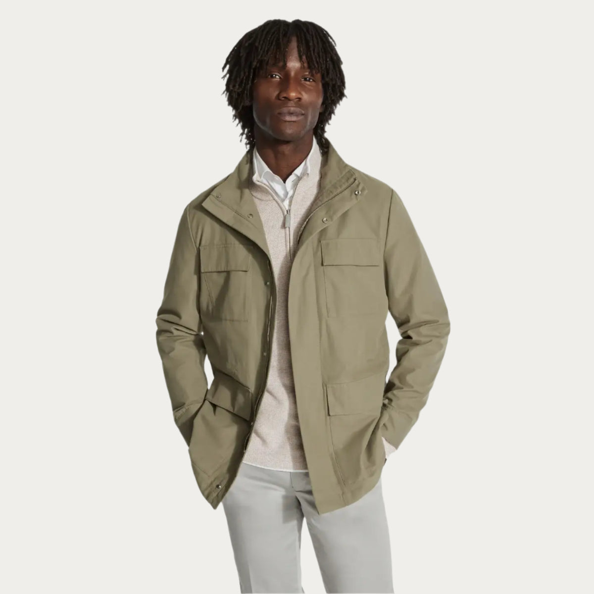 Men's Sage Field Jacket - Jack Victor – Andrew Davis Clothiers