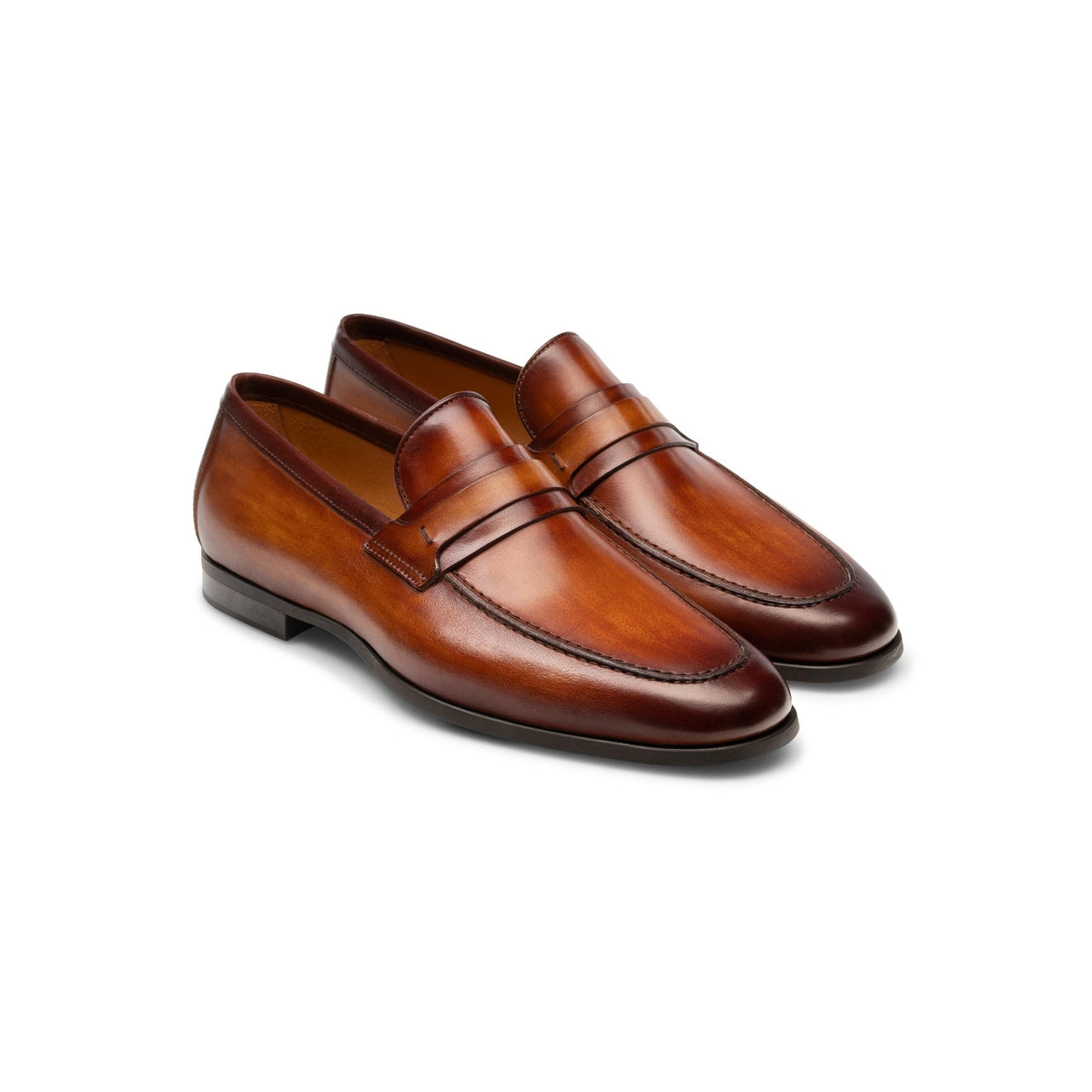 Magnanni Brown Loafer Magnanni Delos / Diezma Cognac Penny Loafers - The Noble Dandy main image 4