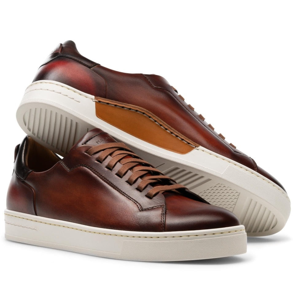 Magnanni Men's Cognac and Brown Amadeo Dress Sneaker – Andrew Davis ...